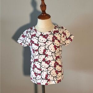 Hello Kitty Kids T-Shirt - White and Pink